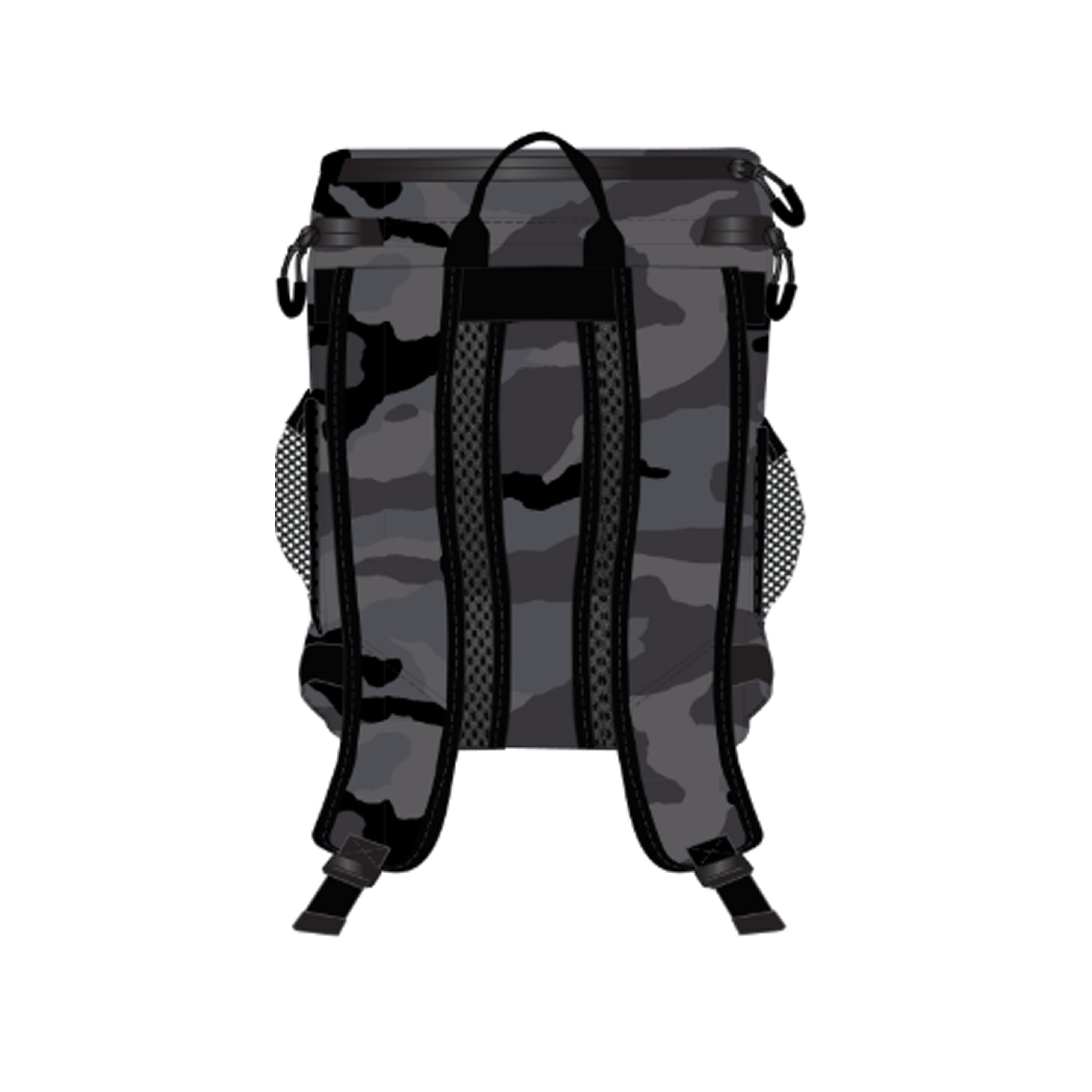Quiksilver Canvas Backpack Cooler with Built-In Bluetooth Speakers
